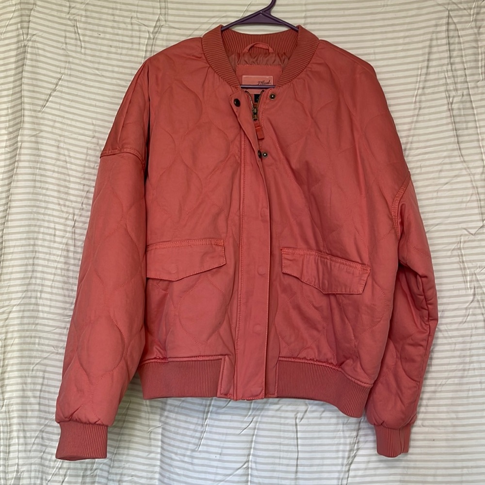 UNIVERSAL THREAD PUFFER JACKET PINK